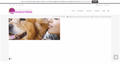 Desktop Screenshot of centrosveterinariosmascoteros.com
